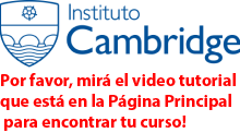 Instituto Cambridge - Campus Virtual